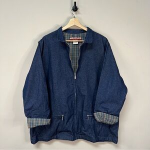 Vtg Flannel Lined Barn Jacket